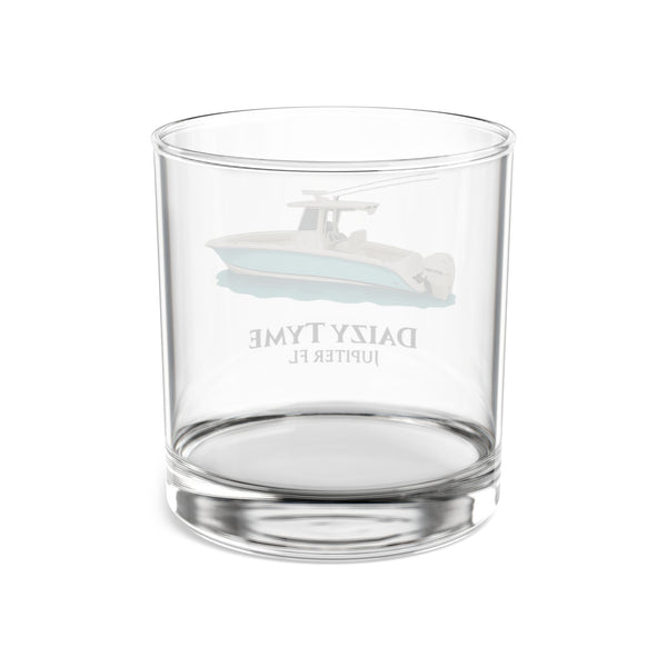 Personalized Boat Whiskey Glass – 10oz