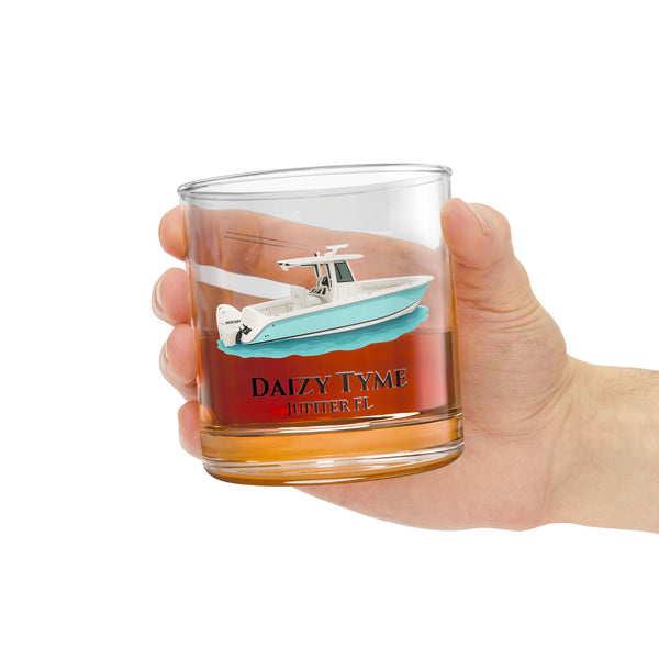 Personalized Boat Whiskey Glass – 10oz