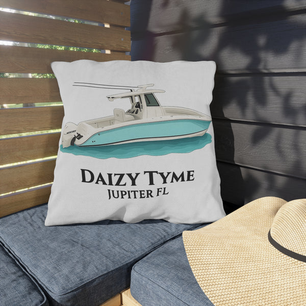 Personalized Nautical Outdoor Pillow