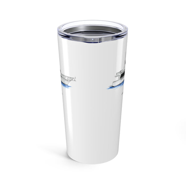 Decked Out Captain Custom Boat Tumbler