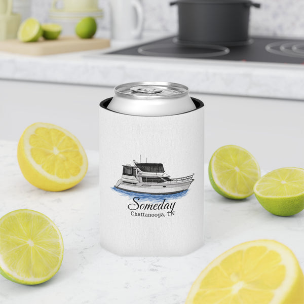 Personalized Chattanooga Boat Can Cooler