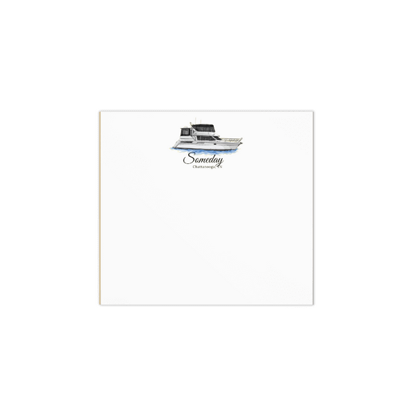 Personalized Boat Notepad/Notes
