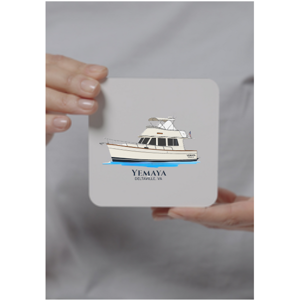 Personalized Cork-back coaster