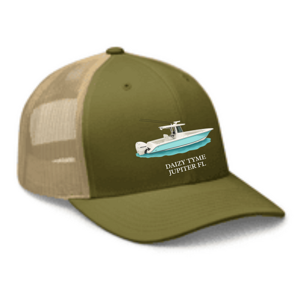 Personalized Boat Trucker Cap