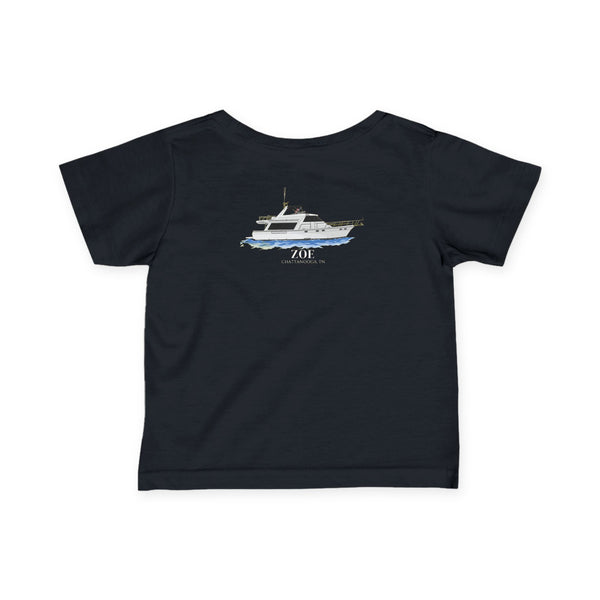 Infant Fine Jersey Tee - Boat Design Baby Gift
