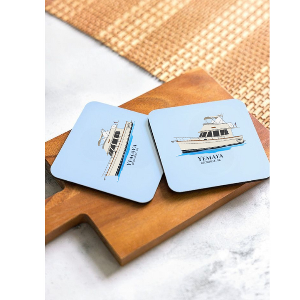 Personalized Cork-back coaster