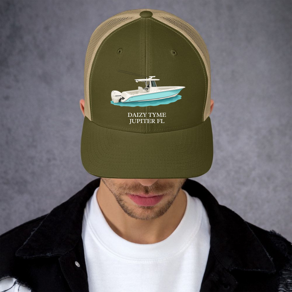 Personalized Boat Trucker Cap