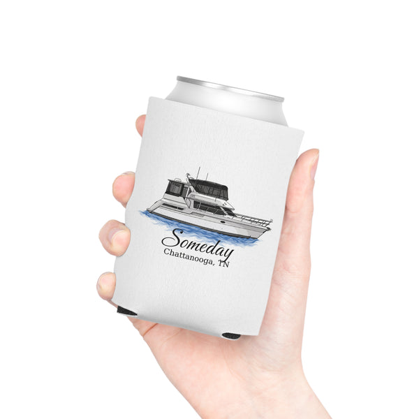 Personalized Chattanooga Boat Can Cooler