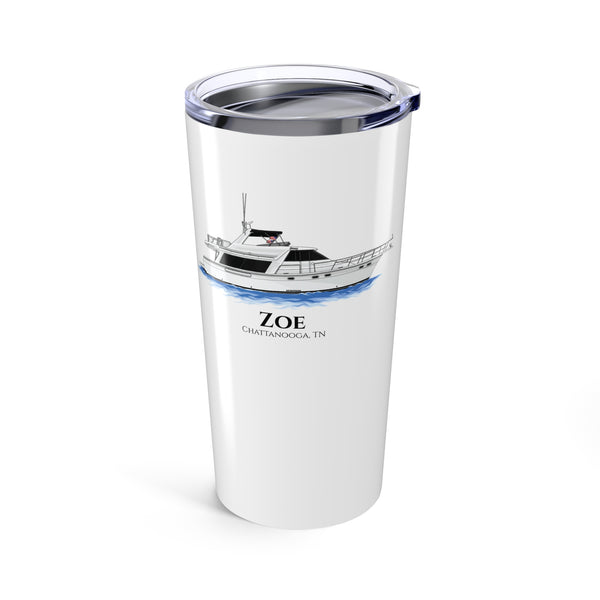 Decked Out Captain Custom Boat Tumbler