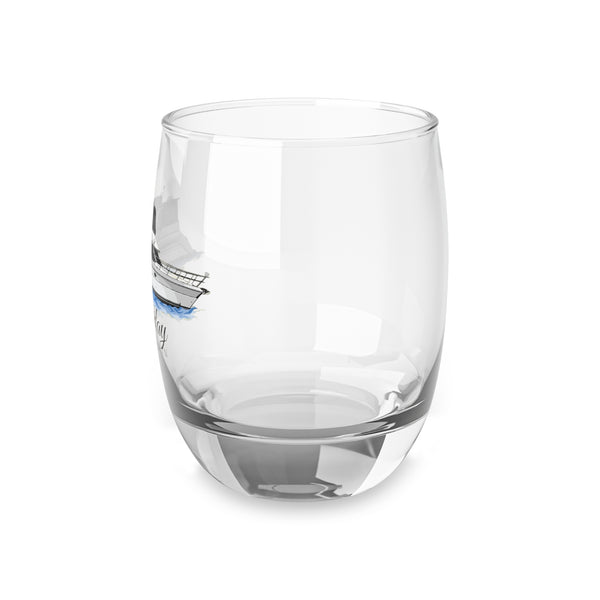 Personalized Boat Whiskey Glass – 6oz