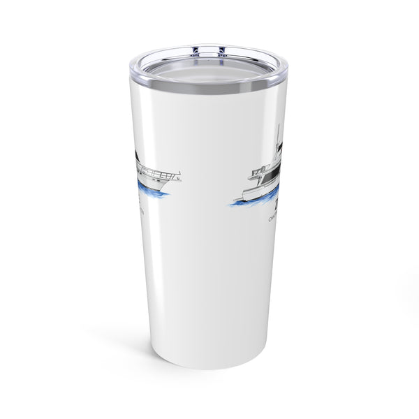 Decked Out Captain Custom Boat Tumbler