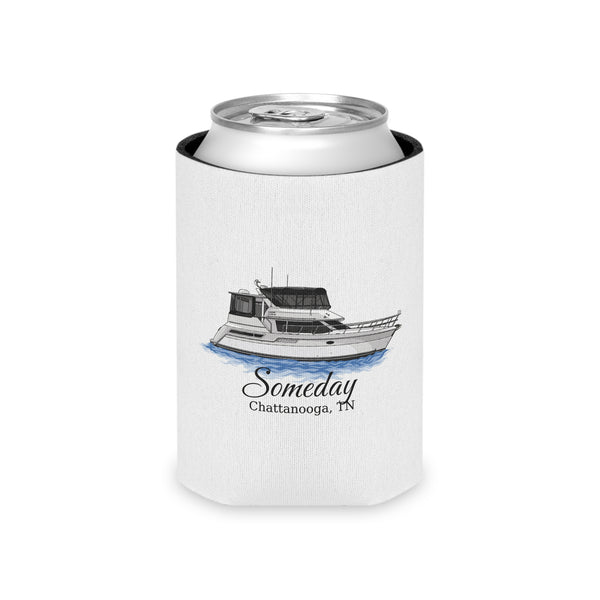Personalized Chattanooga Boat Can Cooler