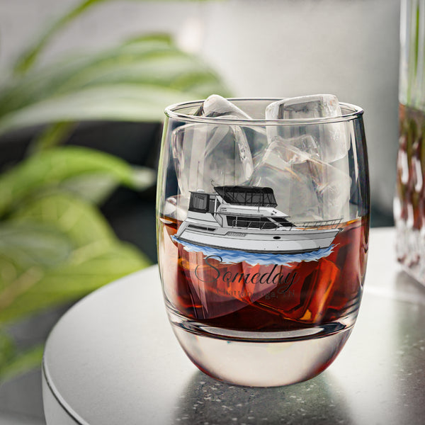 Personalized Boat Whiskey Glass – 6oz