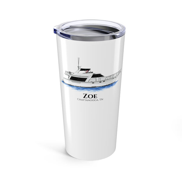 Decked Out Captain Custom Boat Tumbler