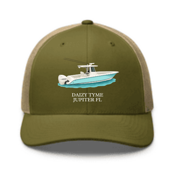 Personalized Boat Trucker Cap