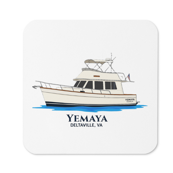 Personalized Cork-back coaster