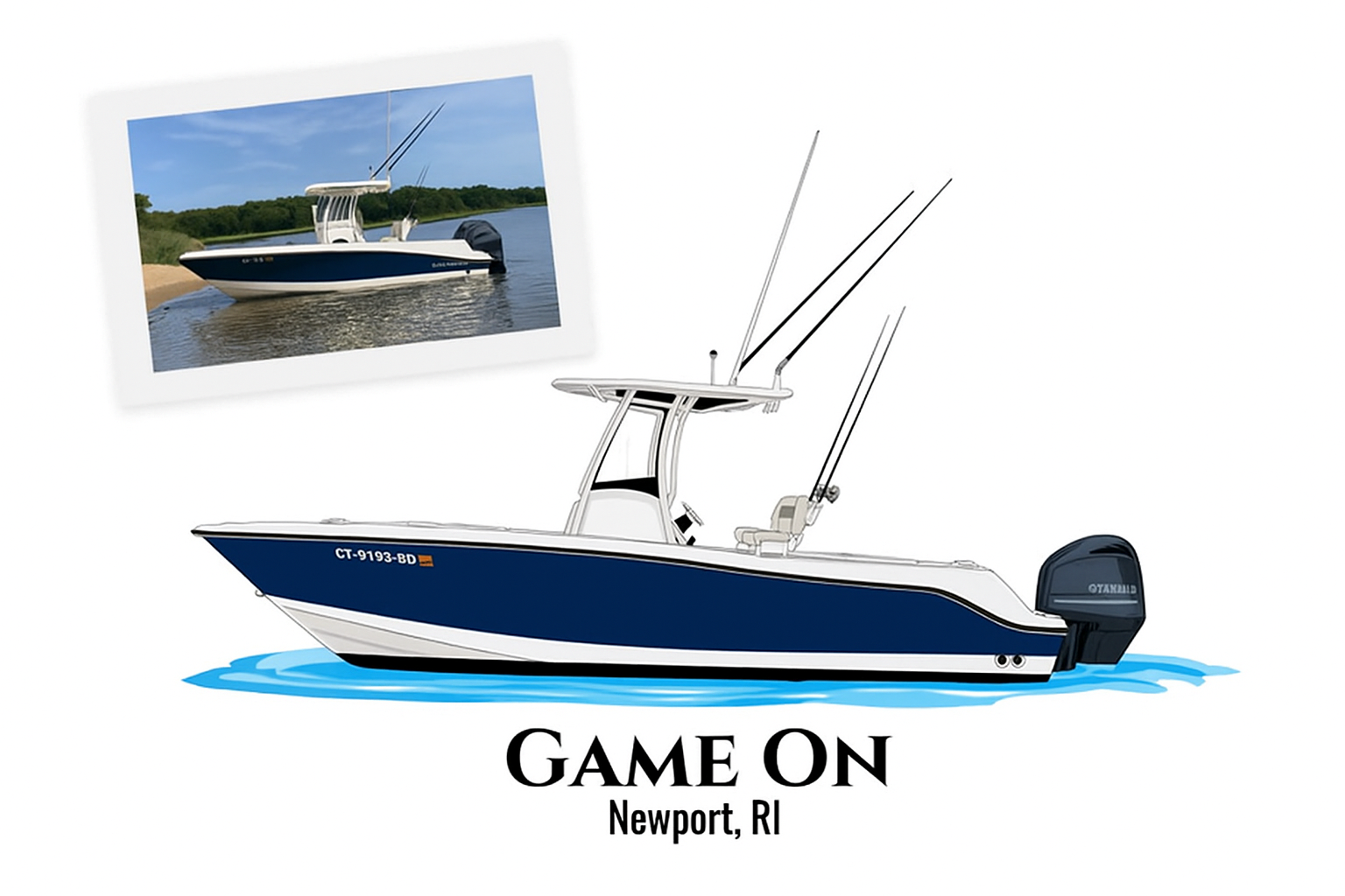 Custom Boat Artwork - Digital