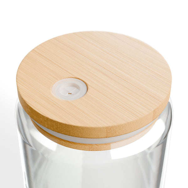 Personalized Boat Can Glass – Bamboo Lid and Reusable Straw